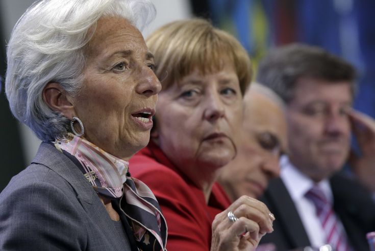 Κριστίν Λαγκάρντ και Άνγκελα Μέρκελ αποφασίζουν στο Βερολίνο για το ελληνικό χρέος