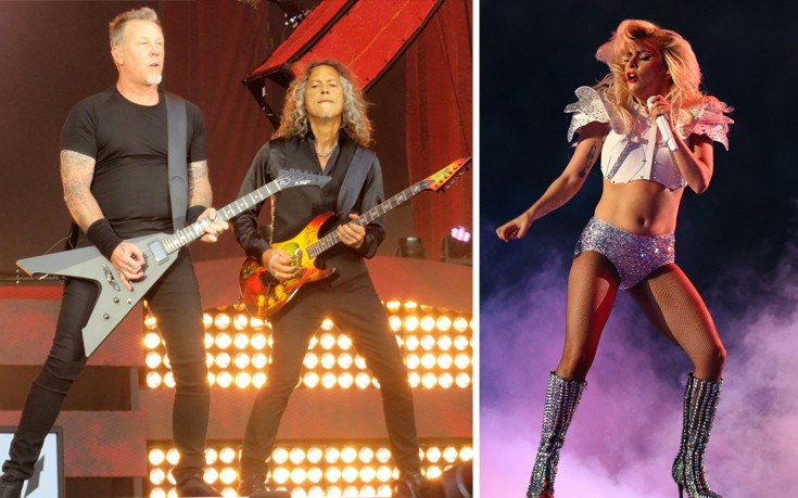 Metallica και… Lady Gaga μαζί στη σκηνή