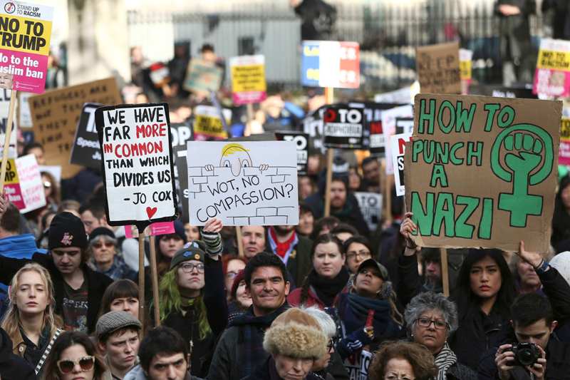 Νέες διαδηλώσεις κατά του Τραμπ σε Ευρώπη και ΗΠΑ
