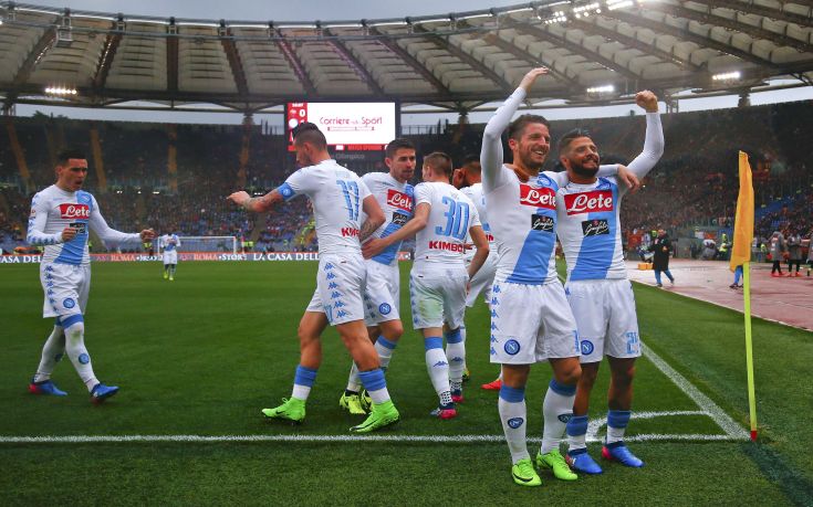 Νίκη… μισό Champions League για τη Νάπολι μέσα στη Ρώμη με 1-2