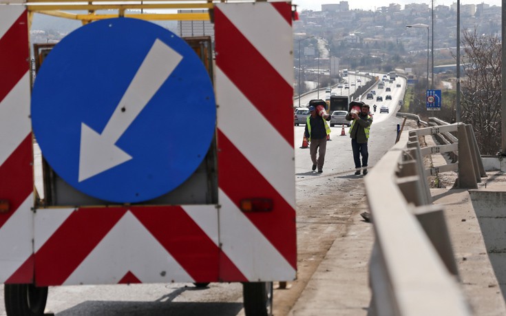 Καραμπόλα τριών Ι.Χ. στη δυτική Θεσσαλονίκη