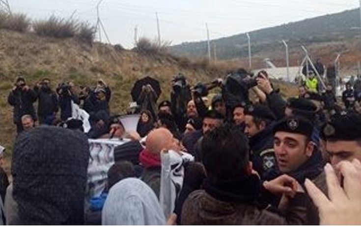 Ένταση στην είσοδο του Σταθμού Μεταφόρτωσης Απορριμμάτων στην Ευκαρπία