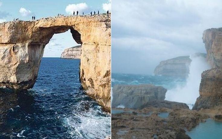 Θλίψη για το Γαλάζιο Παράθυρο της Μάλτας που δεν υπάρχει πια