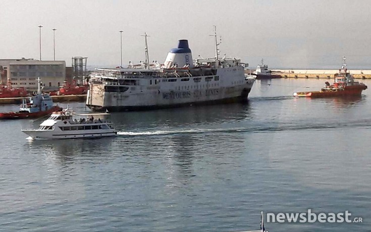 Εικόνες από το τελευταίο ταξίδι του «Παναγία Τήνου»