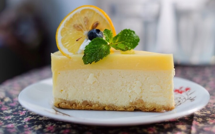 Cheesecake με λεμόνι χωρίς γλουτένη