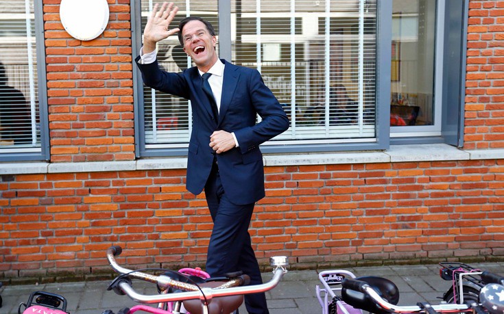 Πρόβαδισμα Ρούτε δείχνει το exit poll στην Ολλανδία