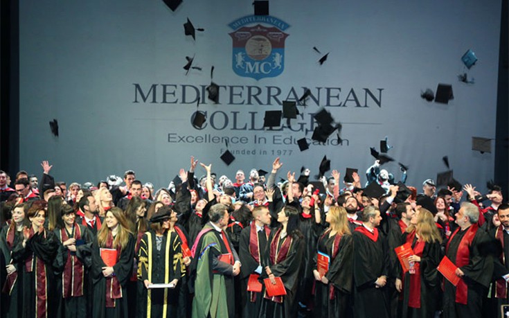 Τελετή αποφοίτησης του Mediterranean College σε Αθήνα και Θεσσαλονίκη