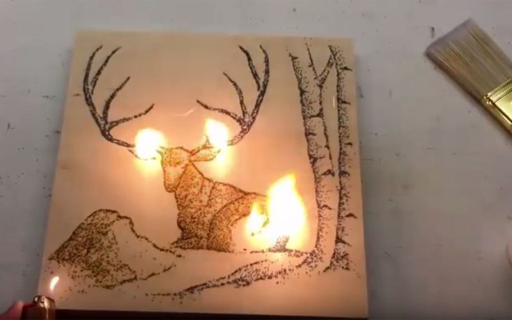 Τέχνη&#8230; εκρηκτικά όμορφη με μπαρούτι