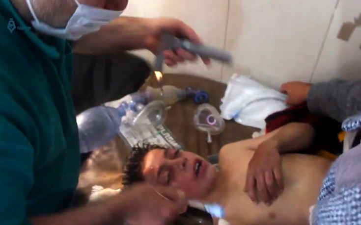 Φρίκη χωρίς τέλος στη Συρία με 100 νεκρούς από χημικά όπλα
