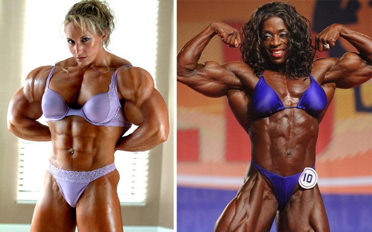 Γυναίκες bodybuilders που το πέρασαν σε άλλο επίπεδο