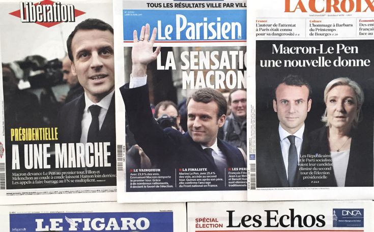 Les Echos: Πολιτικός σεισμός από τις προεδρικές εκλογές στη Γαλλία