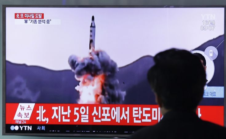 Αποτυχημένη η εκτόξευση του βαλλιστικού πυραύλου από τη Β. Κορέα λένε οι ΗΠΑ