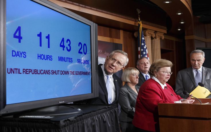 Μπροστά σε νέο χρηματοδοτικό «μπλακ άουτ» η κυβέρνηση των ΗΠΑ