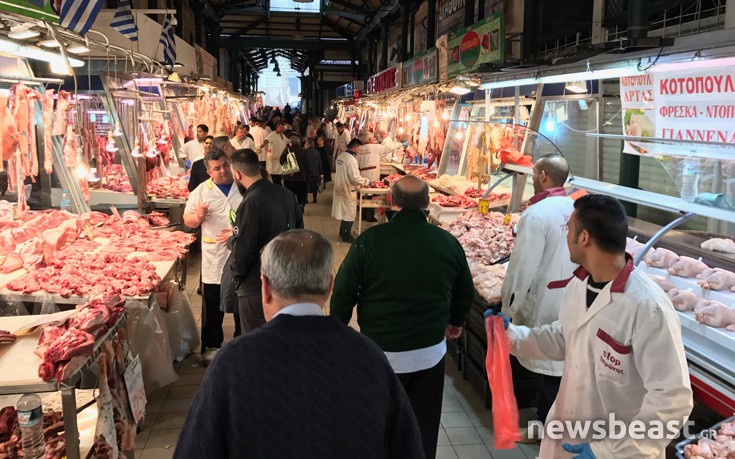 Υποτονική η κίνηση στη Βαρβάκειο αγορά