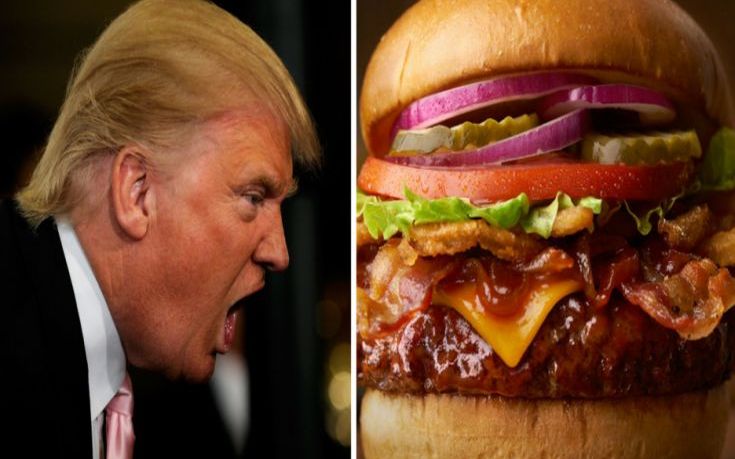 Μπιφτέκι και κέτσαπ για τον… σπιτόγατο πρόεδρο των ΗΠΑ
