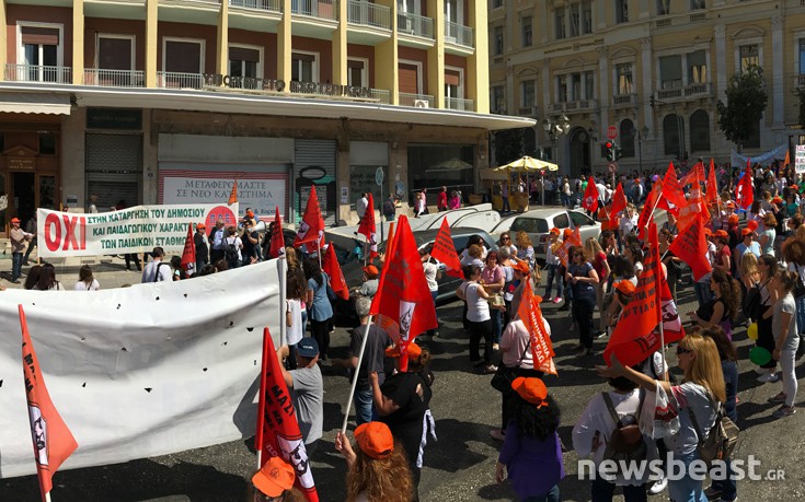 Σε εξέλιξη η διαμαρτυρία της ΠΟΕ – ΟΤΑ