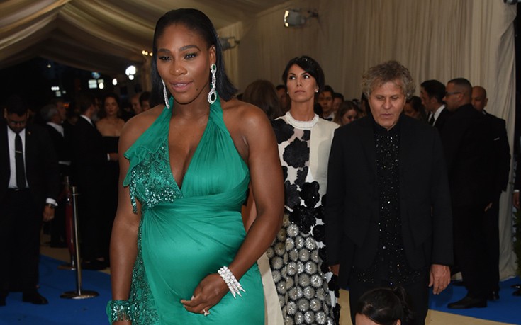 Η πρώτη δημόσια εμφάνιση της εγκυμονούσας Serena Williams