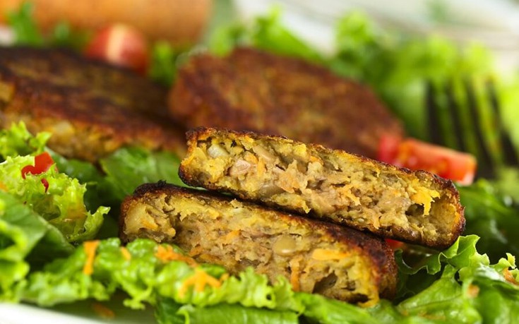 Burger από φακές
