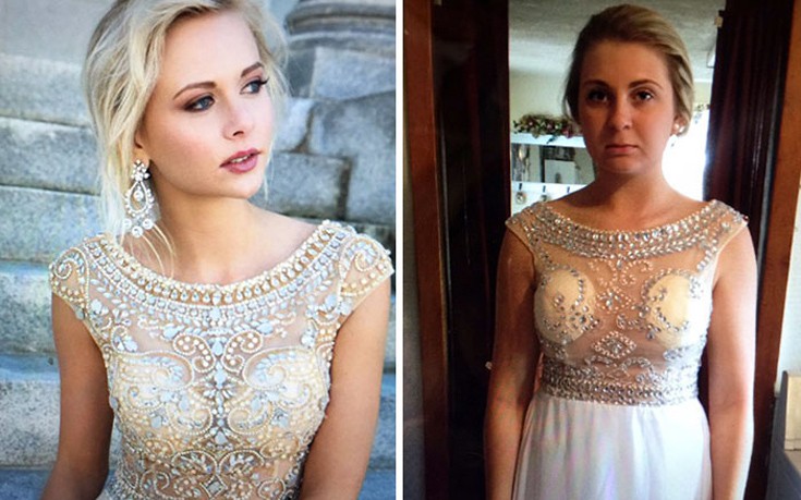 Παρήγγειλαν το φόρεμα των ονείρων τους και αποδείχθηκε εφιάλτης