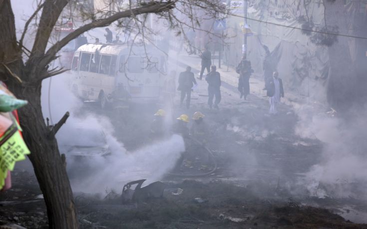 Ισχυρή έκρηξη συντάραξε πριν λίγο την Καμπούλ του Αφγανιστάν