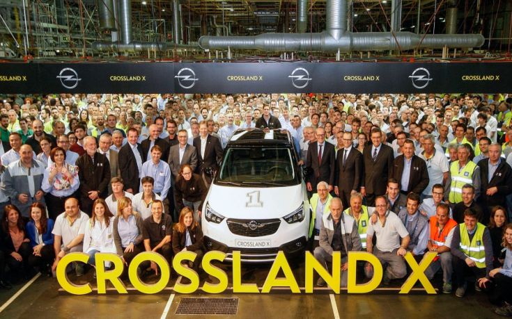 Ξεκίνησε η παραγωγή του Opel Crossland X