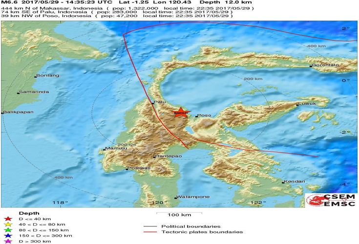 Σεισμός 6,6 ρίχτερ στην Ινδονησία