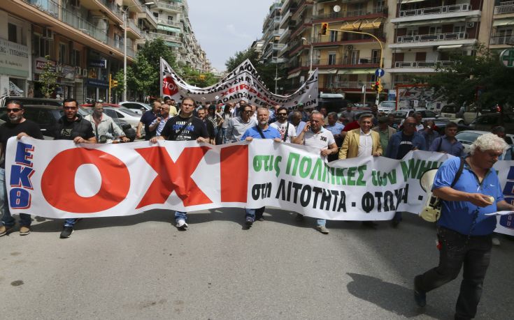 Διαδηλώσεις και στη Θεσσαλονίκη σήμερα για την ψήφιση των νέων μέτρων