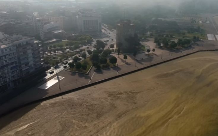 Το… χωράφι του Θερμαϊκού από ψηλά