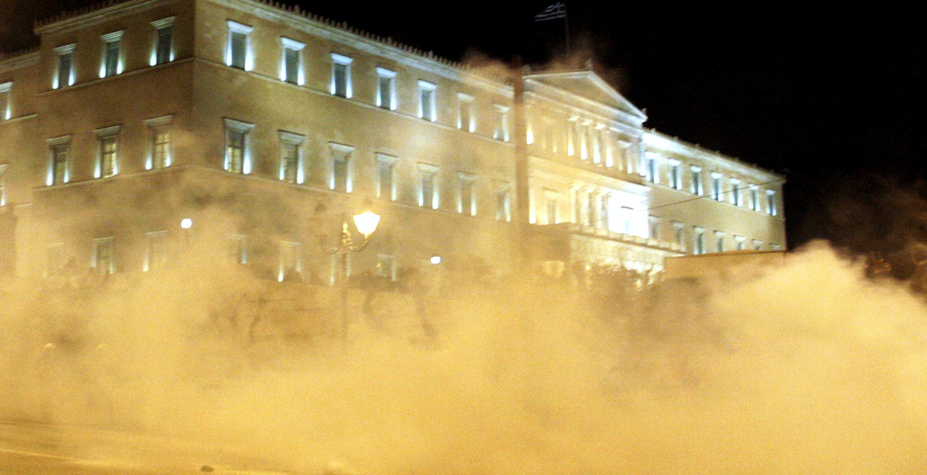 Η τελευταία εισβολή διαδηλωτών στην ελληνική βουλή