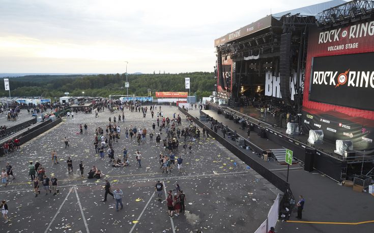 Εκκενώθηκε το φεστιβάλ Rock am Ring στη Γερμανία μετά από τρομοκρατική απειλή