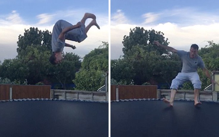 Πώς δεν πρέπει να κάνεις τραμπολίνο