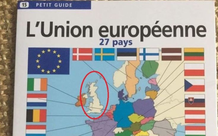 Η Γαλλία έβγαλε τη Βρετανία από τον χάρτη της ΕΕ