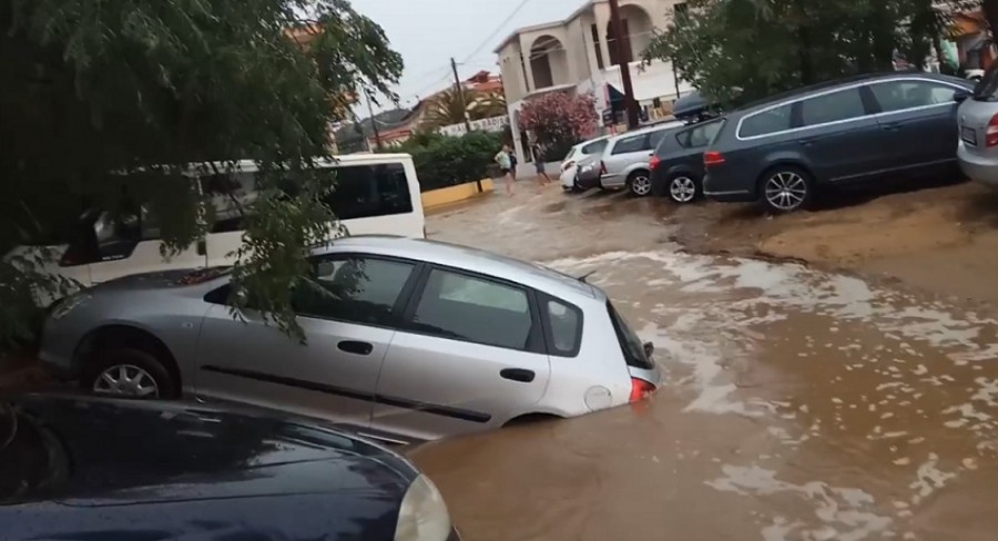 Σε ύφεση τα έντονα καιρικά φαινόμενα στη Χαλκιδική