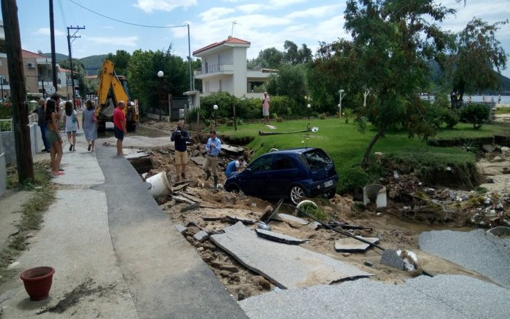 Ξεκίνησαν οι καταγραφές ζημιών στη Χαλκιδική