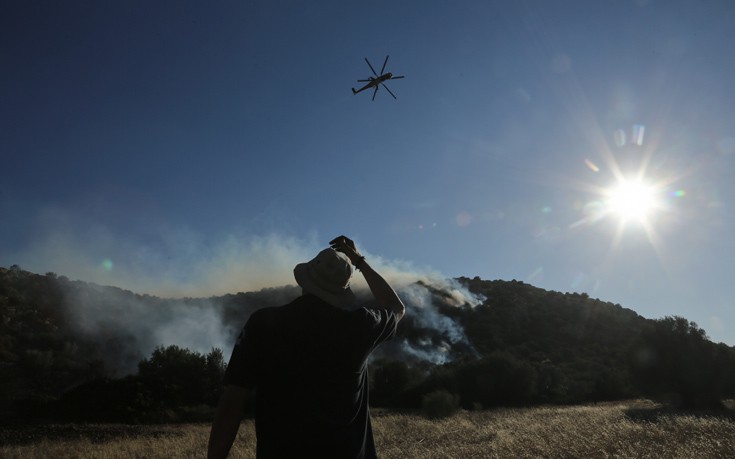 Διακόπηκε η κυκλοφορία στη λεωφόρο Αναβύσσου