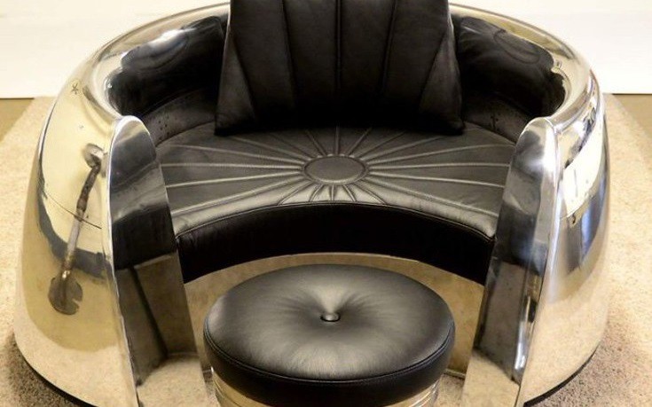 Μέρη αεροπλάνου μετατράπηκαν σε έπιπλα