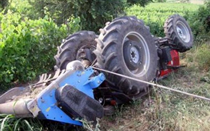 Νεκρός από ανατροπή τρακτέρ ένας 58χρονος άνδρας