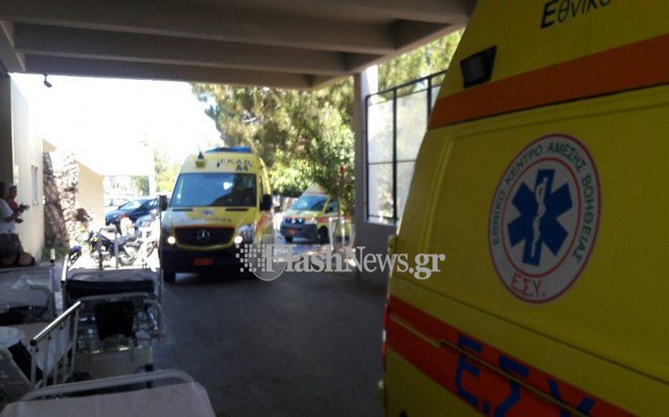 Έφθασαν στο νοσοκομείο Ηρακλείου οι τραυματίες από τον σεισμό στην Κω