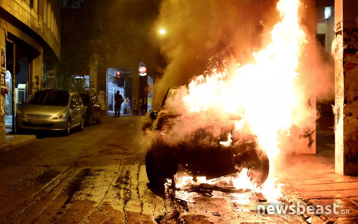 Ένταση στα Εξάρχεια μετά την πορεία για την Ηριάννα