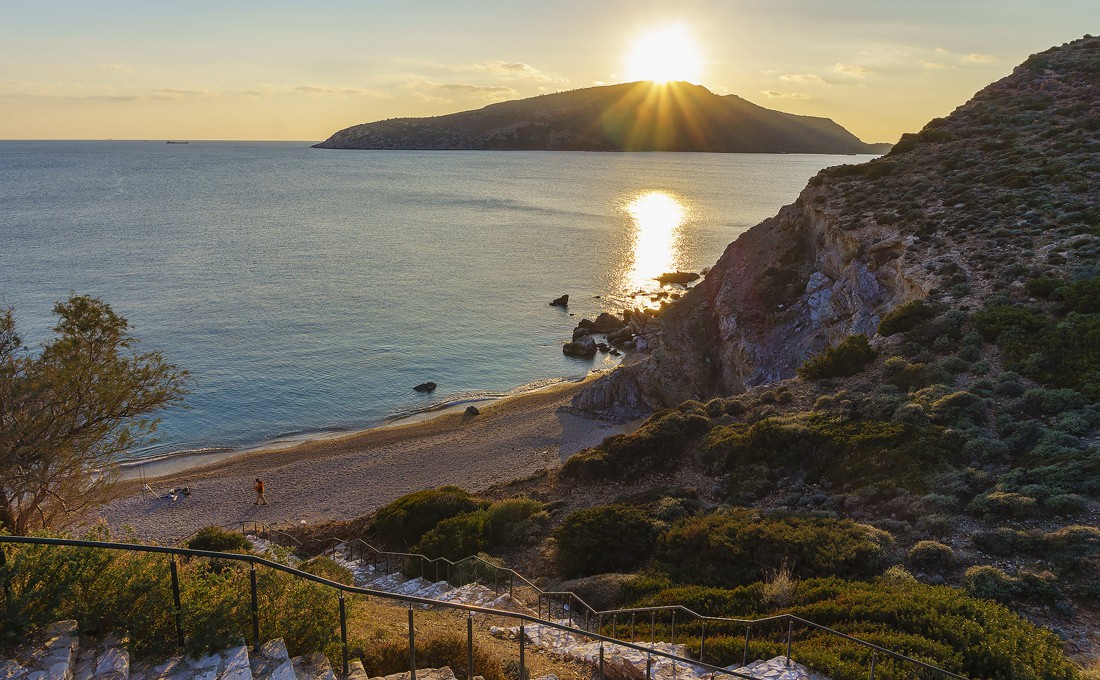 Η πανέμορφη παραλία της Αττικής