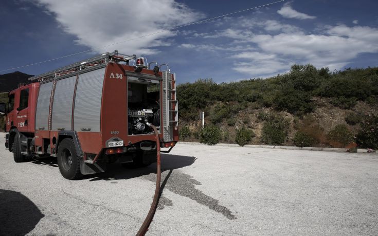 Υπό μερικό έλεγχο η πυρκαγιά στα Πολιτικά Ευβοίας