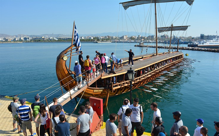 Δεύτερος πλους της τριήρους «Ολυμπιάς» στον φαληρικό όρμο