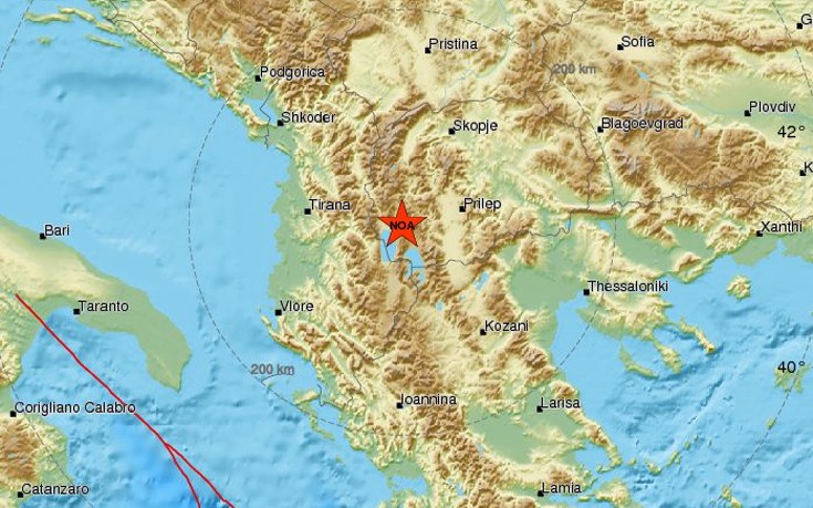 Σεισμός 5 Ρίχτερ στην πΓΔΜ
