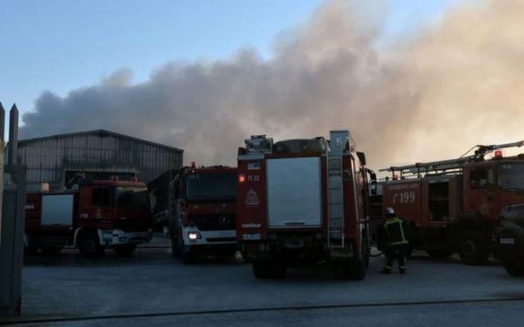 Μεγάλη πυρκαγιά σε τυροκομείο στο Άργος