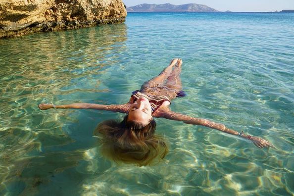 Η Αντωνία Καλλιμούκου «γοργόνα στο Αιγαίο»