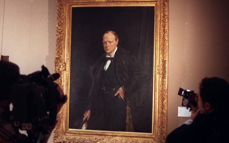 Πορτρέτο του Τσόρτσιλ που θα χάριζε στον Στάλιν βγαίνει στο «σφυρί»