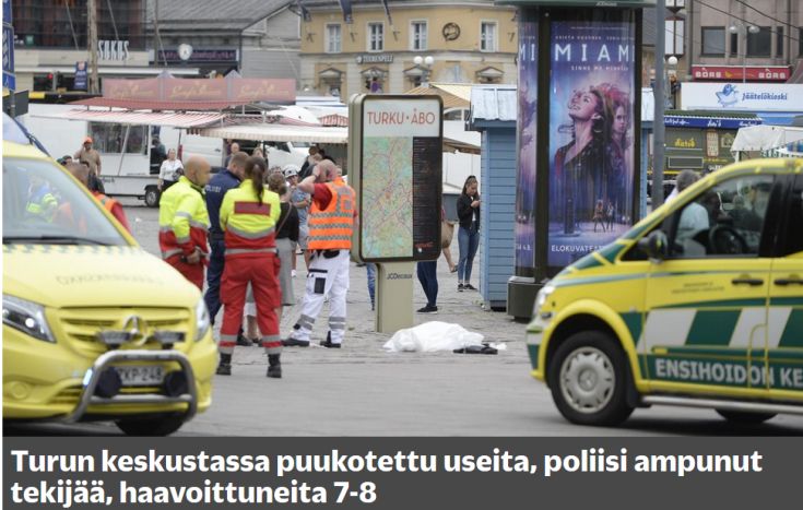 Ενισχύονται τα μέτρα ασφαλείας στη Φινλανδία μετά την επίθεση με μαχαίρια