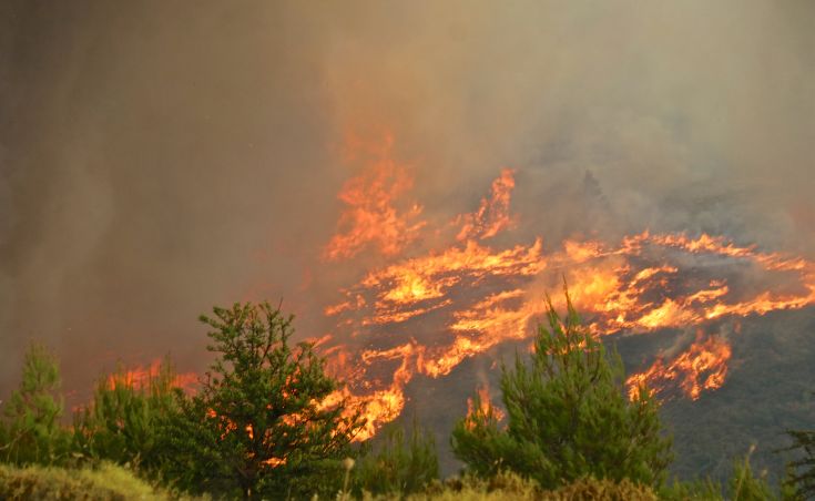 Συνεχίζεται η σκληρή μάχη με τη φωτιά στην Αττική