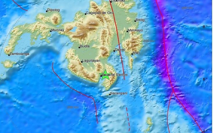 Σεισμική δόνηση 5,8 Ρίχτερ στις Φιλιππίνες