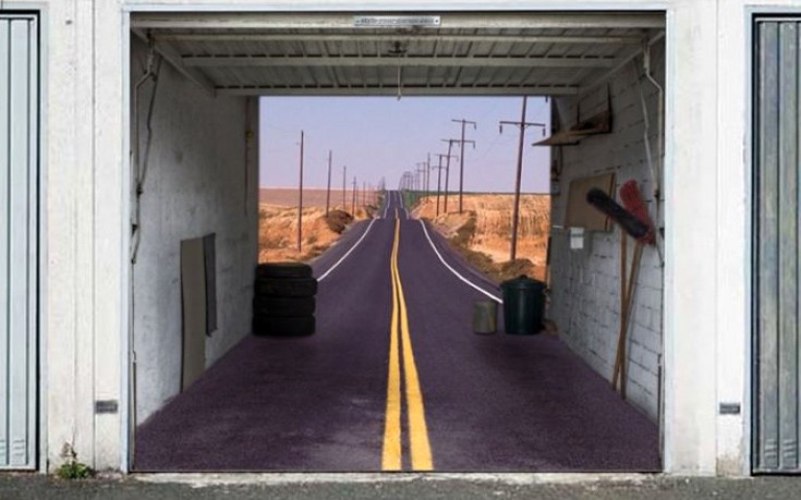 Πόρτες γκαράζ σκέτα έργα τέχνης